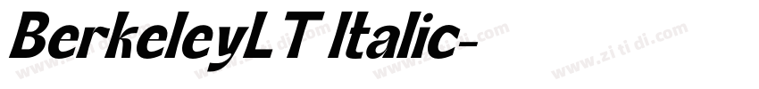 BerkeleyLT Italic字体转换